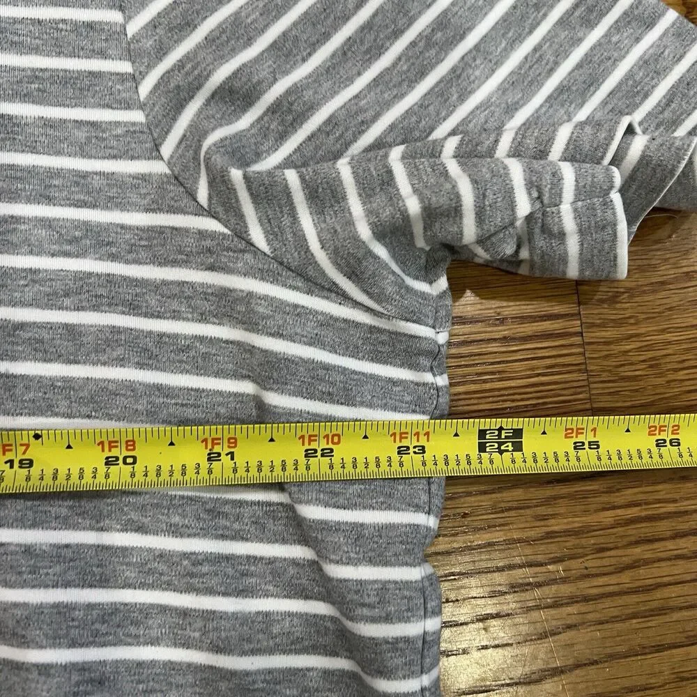 Polo Ralph Lauren Shirt‎ Mens Size XLGray Stripe Classic Fit Polo Pima Cotton